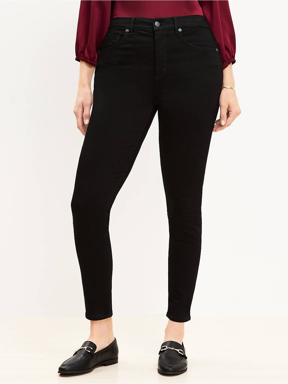 LOFT Black Women's Skinny Jeans